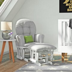 Espresso rocking 2024 chair nursery